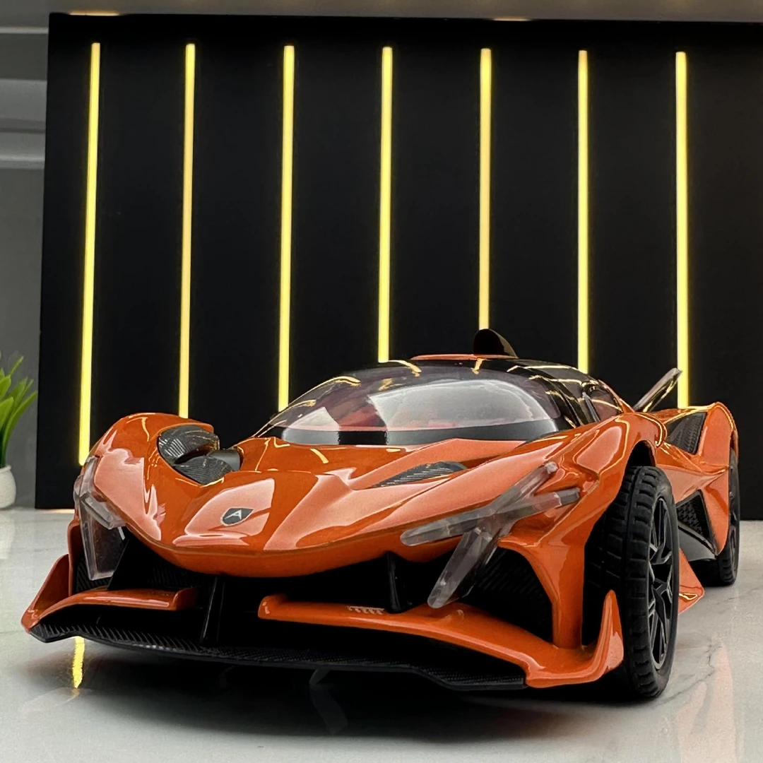 【阿波罗EVO】太阳神仿真车1：24合金汽车模型炫酷回力车模收藏摆件