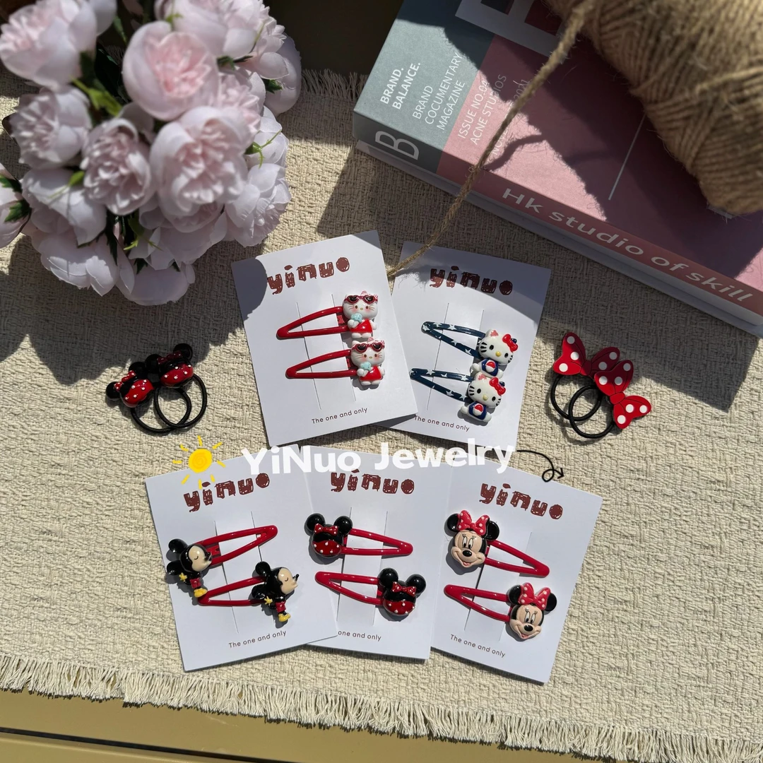 【 一诺童品发圈发夹直播链接 需备注编码】卡通风可爱风发饰饰品