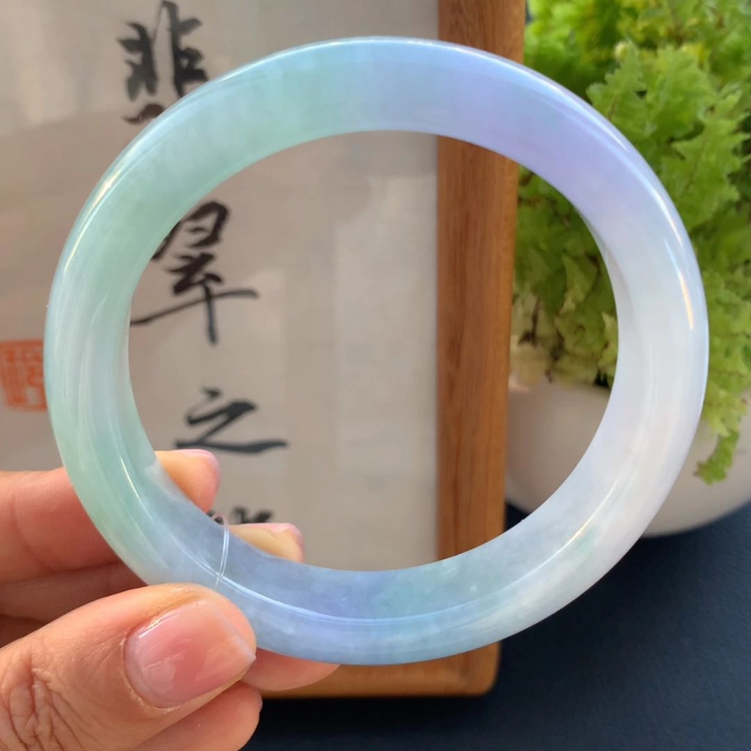 翡翠未镶嵌手镯翡翠手镯56