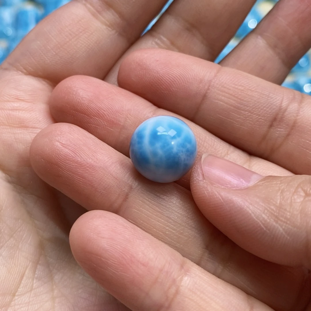 针钠钙石（海纹石）颈饰未镶嵌Z****G打孔不退