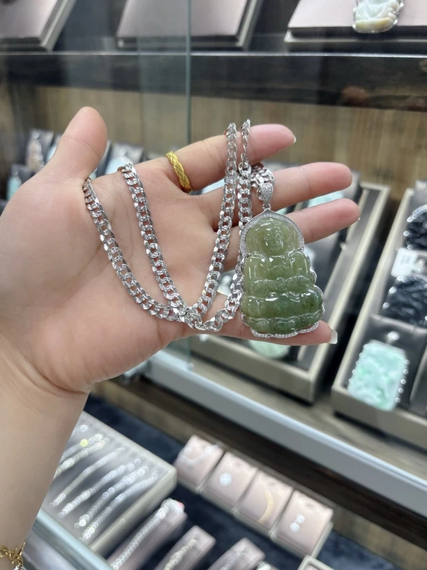 非金属合成锆石项链 男款高端女款长链妈妈项链饰品颈链搭配坠子