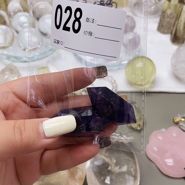 未镶嵌水晶珠宝半成品028