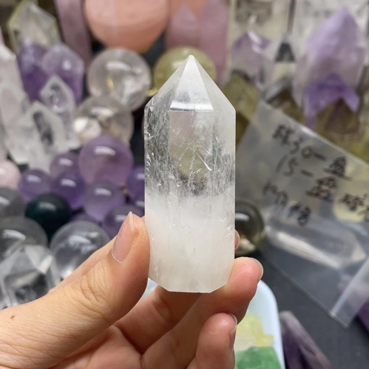 16未镶嵌水晶翡*岛白水柱