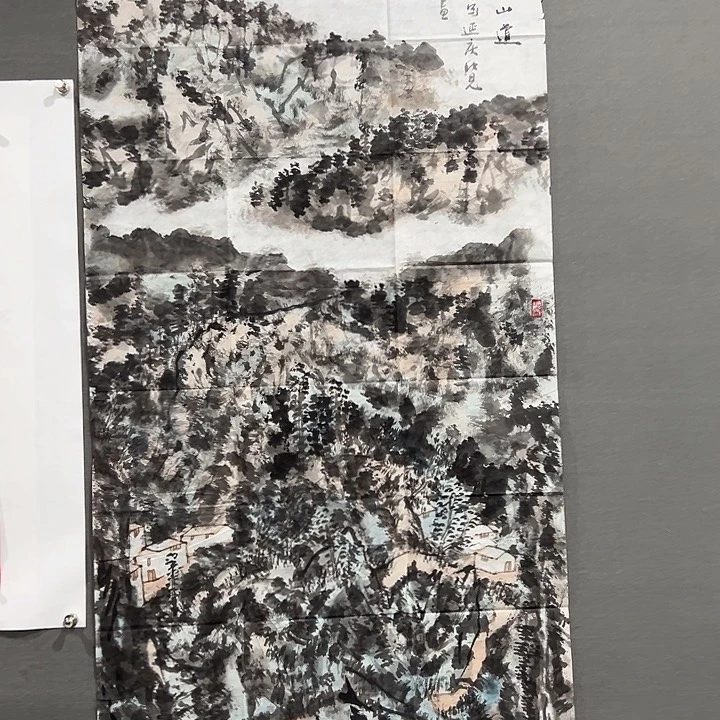 国画顺**然老师作品国画的