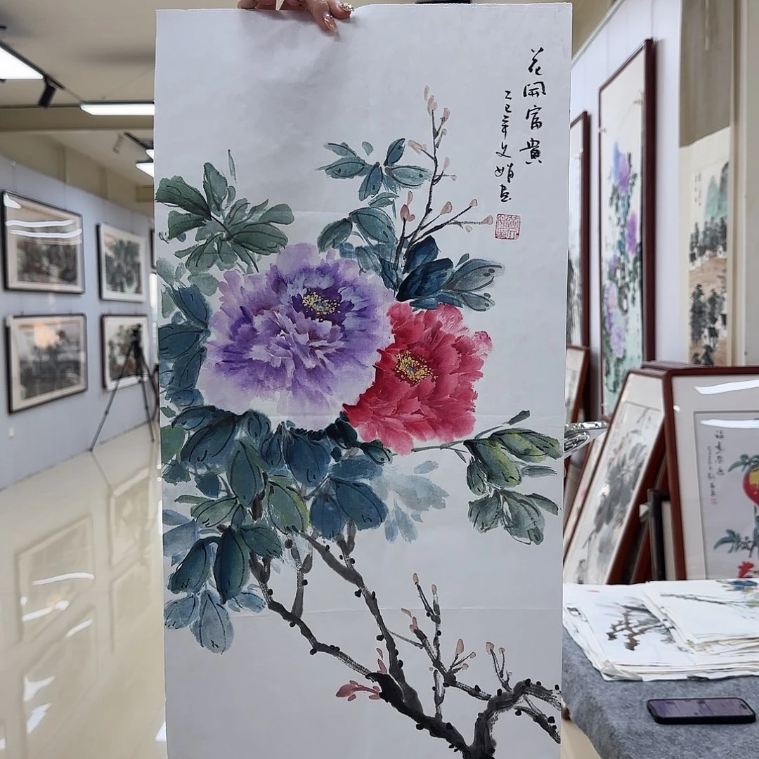 国画国画作品集一个由一位