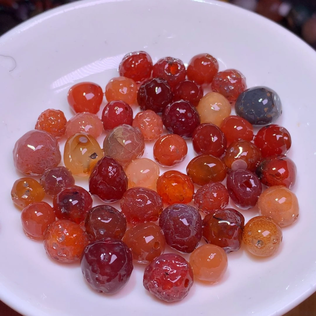 未镶嵌玛瑙/玉髓珠宝半成品