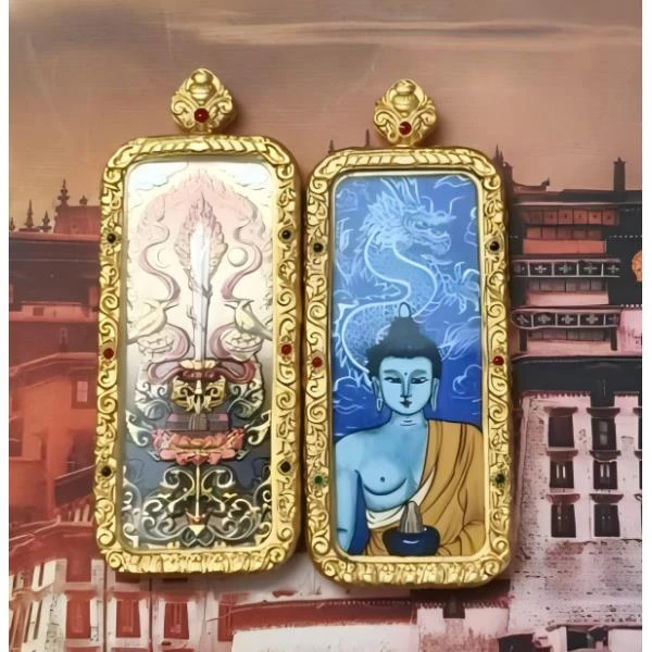 合金吊坠 【逍遥精选】药师佛唐卡吊坠*JZTK/DU250220502/