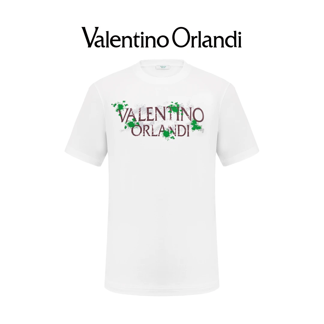 华伦天奴.奥兰迪男士夏季时尚百搭印花短袖休闲圆领T恤1VT235134