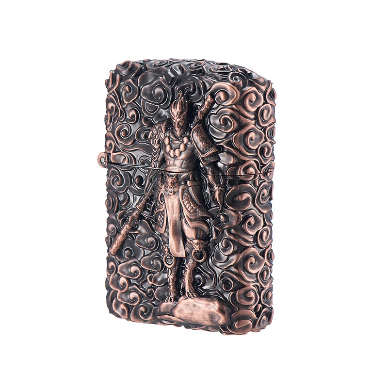 紫铜色大圣归来煤油打火机（需自行加油）