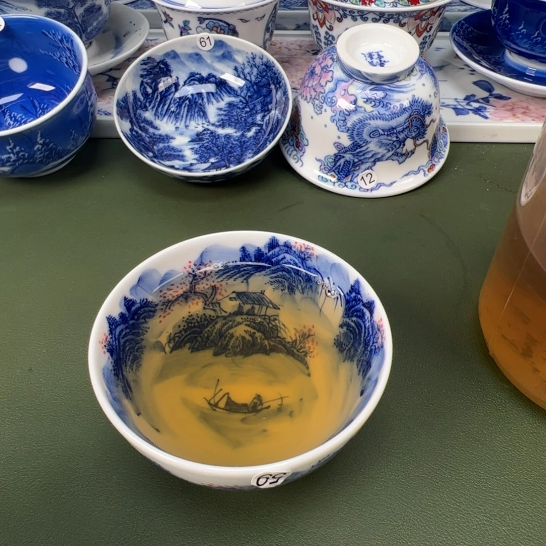 景德镇纯手工纯手绘茶具木木59