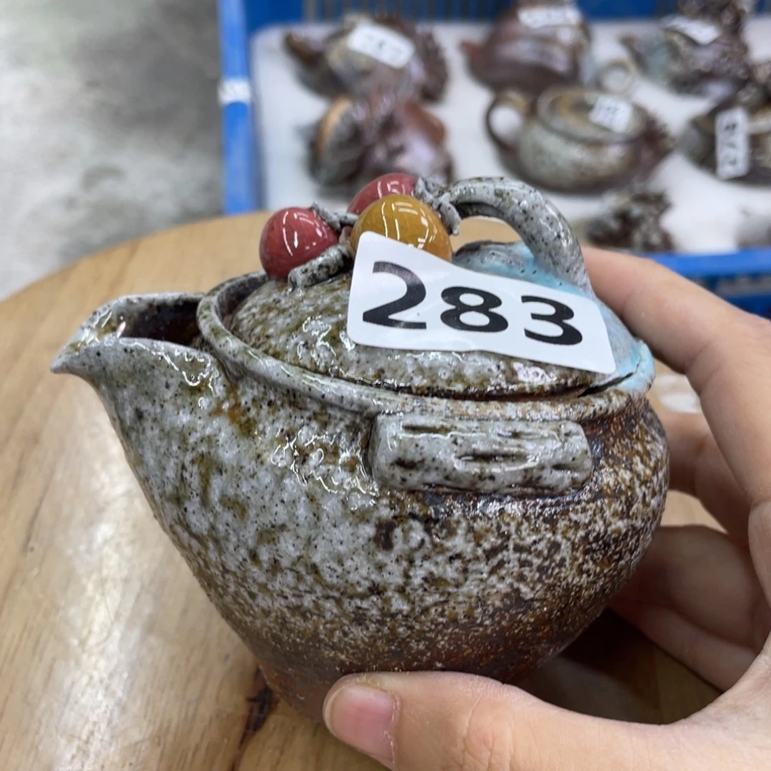 纯手工柴烧茶壶茶具