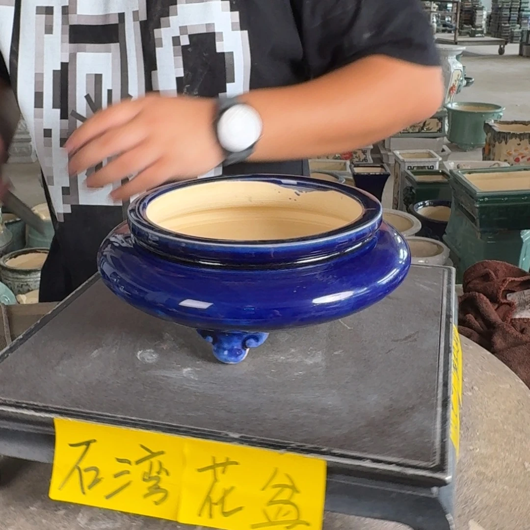 。一风堂石湾花盆 内15*5