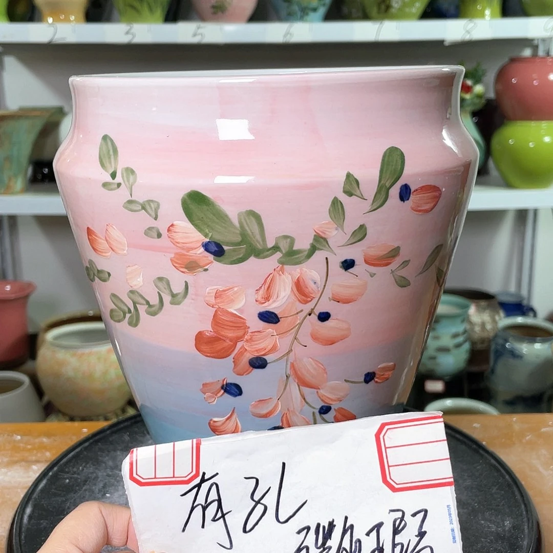 景德镇陶瓷高温陶瓷花盆