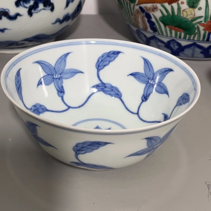 正***戒摆件碗瓷器摆件青花