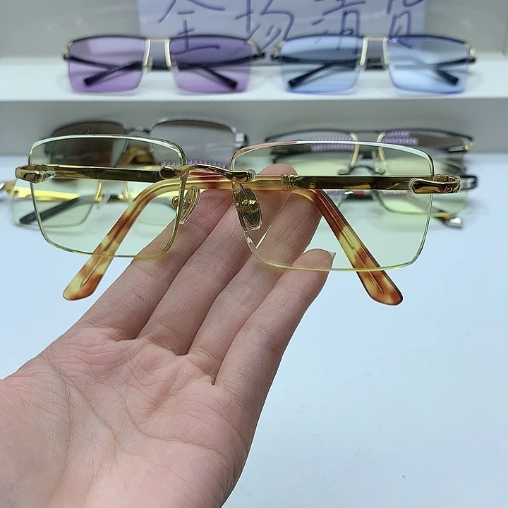 帝王绿竹叶青眼镜