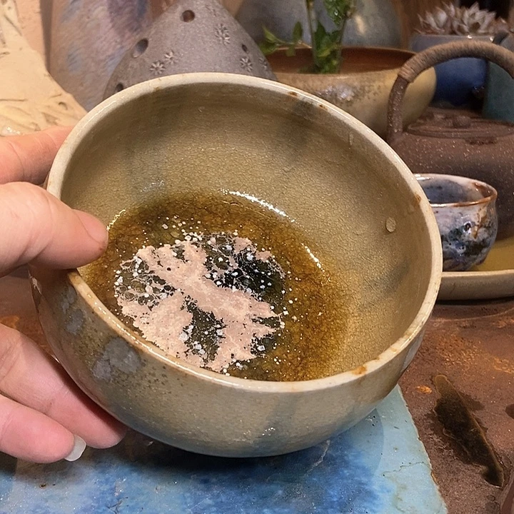 盘手工高温原矿窑变