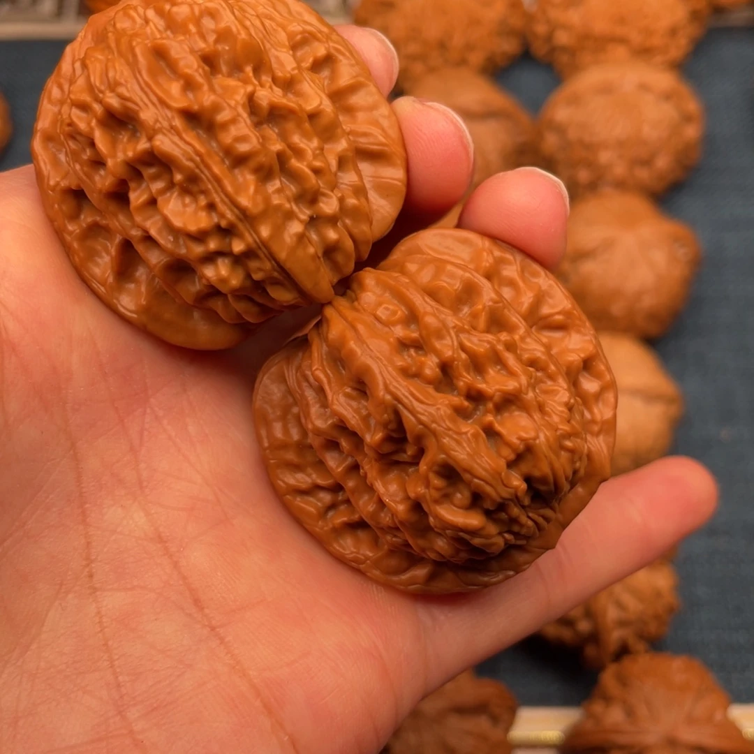 文玩核桃把件40全品平谷楼