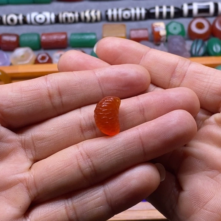 *****玛瑙/玉髓未镶嵌巴西玛瑙饰品桶珠