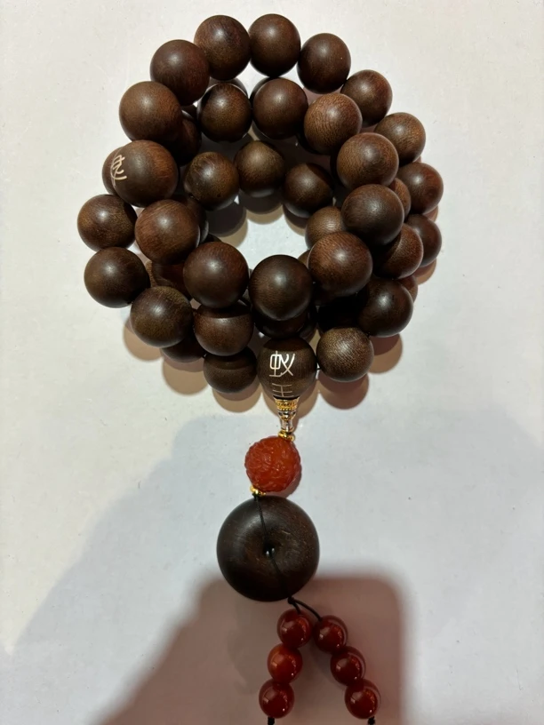 沉香 越南老顺化红土沉马蹄香沉香长串1.8（双标）