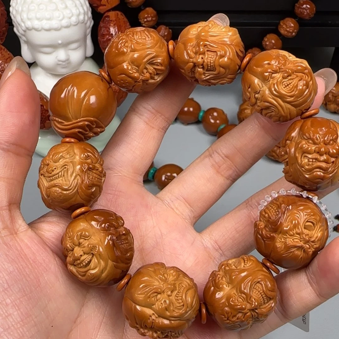 吊坠橄榄核四面恶僧