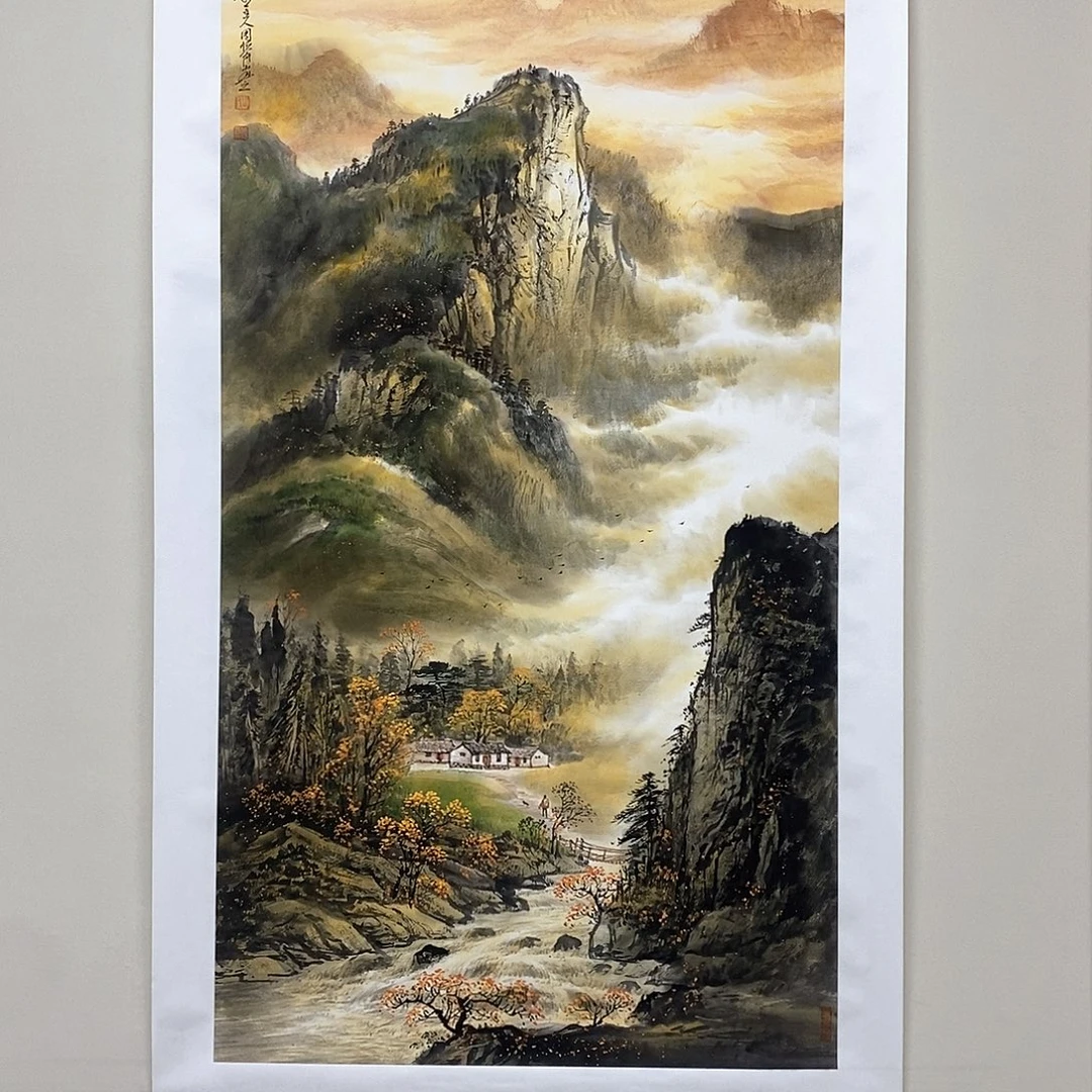 F***9国画周顺良四尺精品佳作