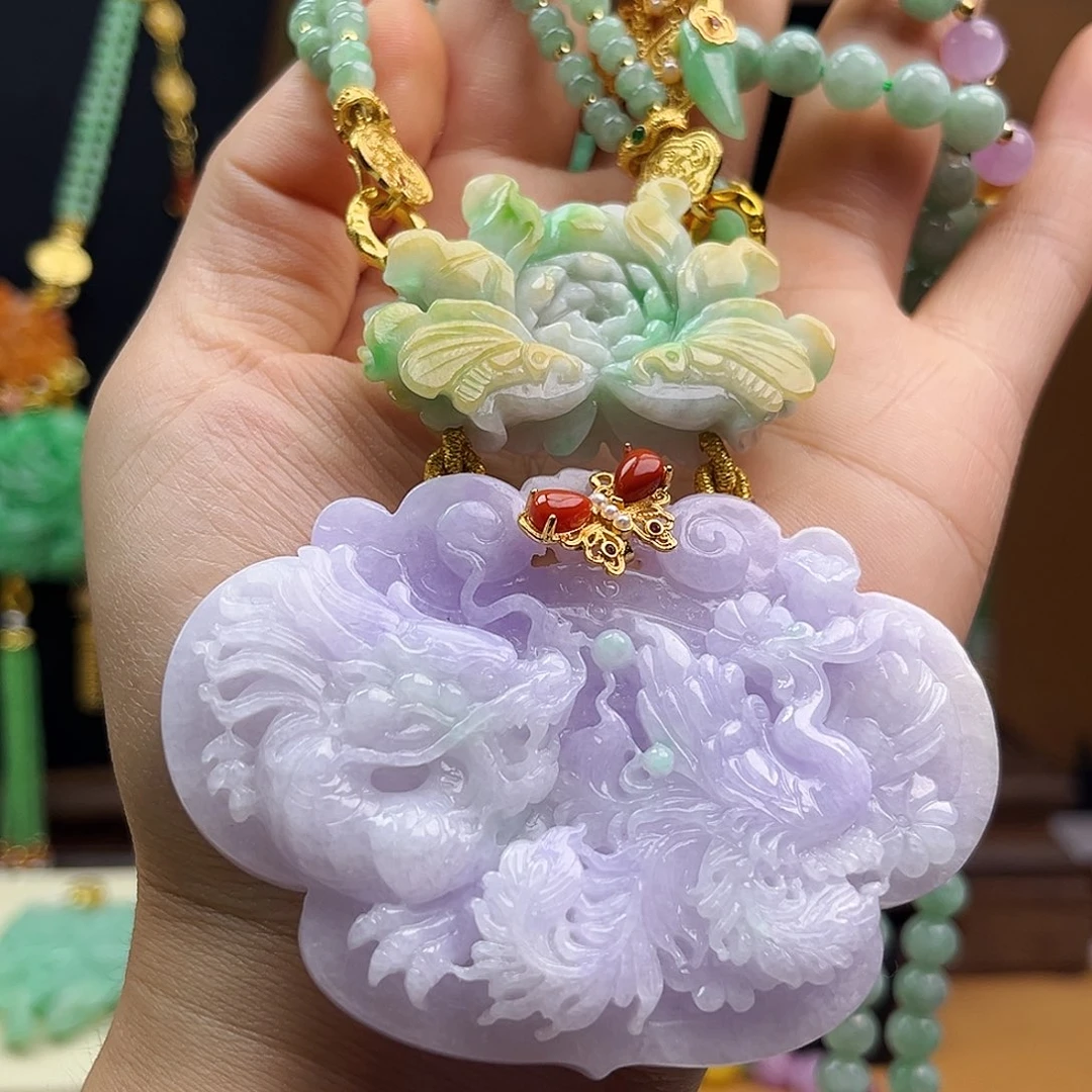 翡翠未镶嵌颈饰天然翡翠