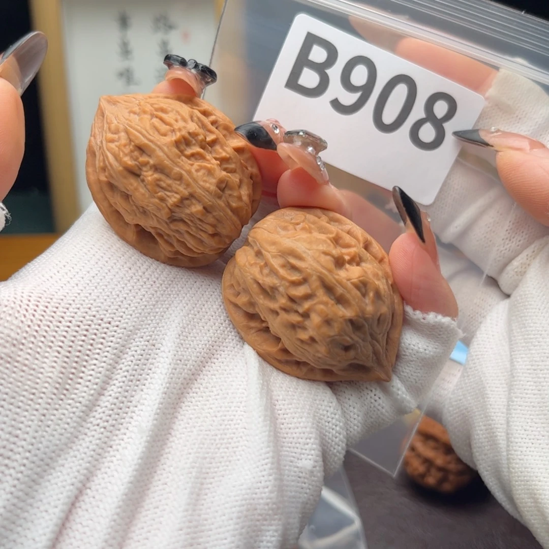 文玩核桃把件34瓷瓶鸭嘴b908