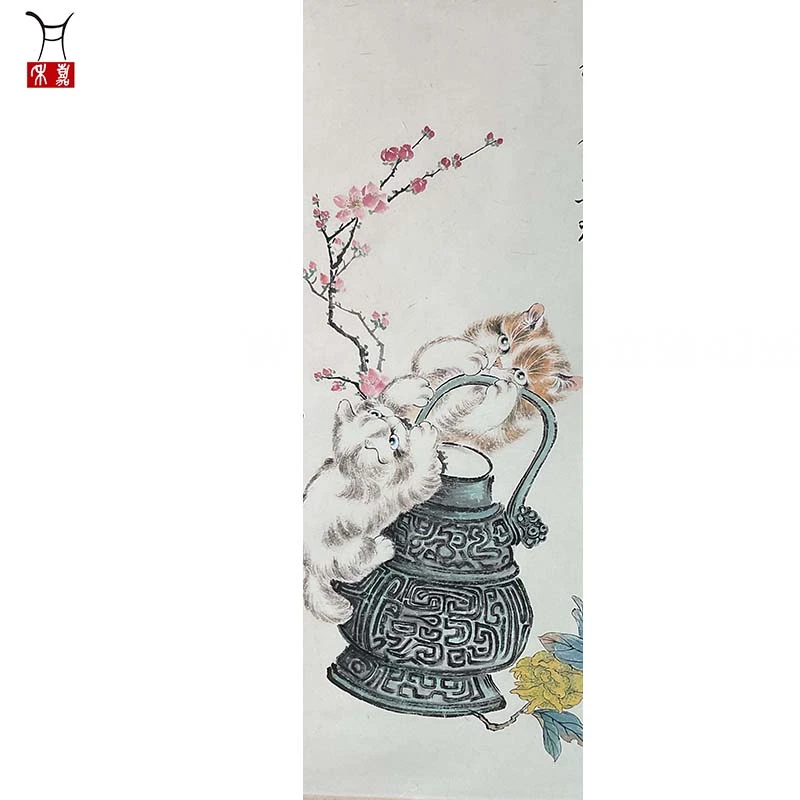 W1020猫立轴42x85/3.2平尺