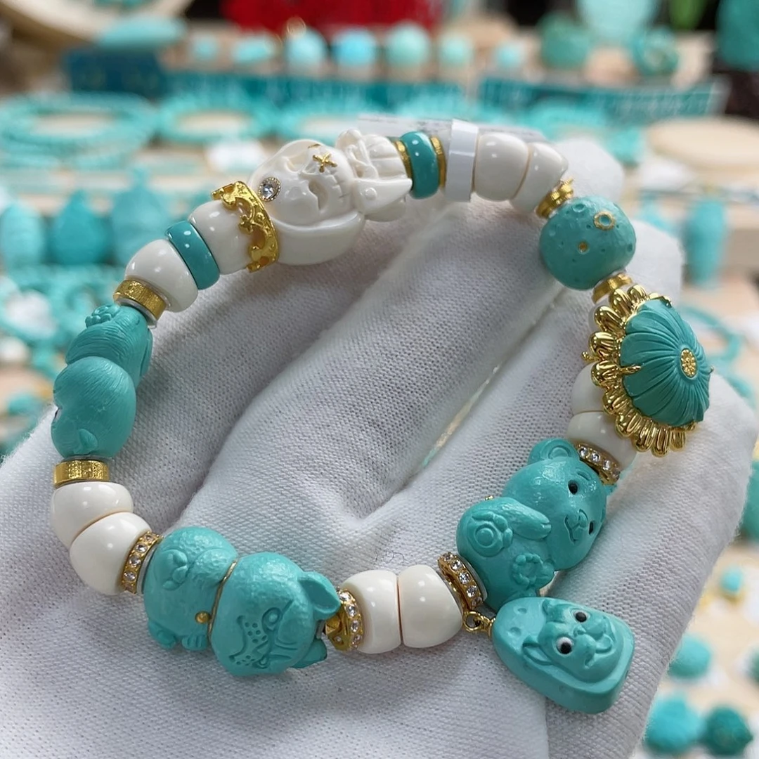 绿松石珠宝奇石未镶嵌