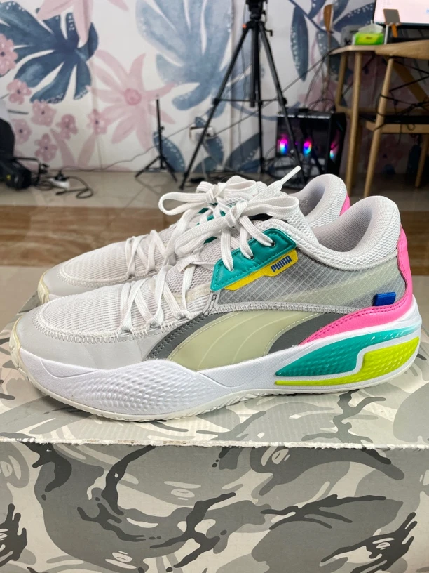 90新 MM6 43码280/Puma Court Rider 1.0 RIDER FOAM 篮球鞋