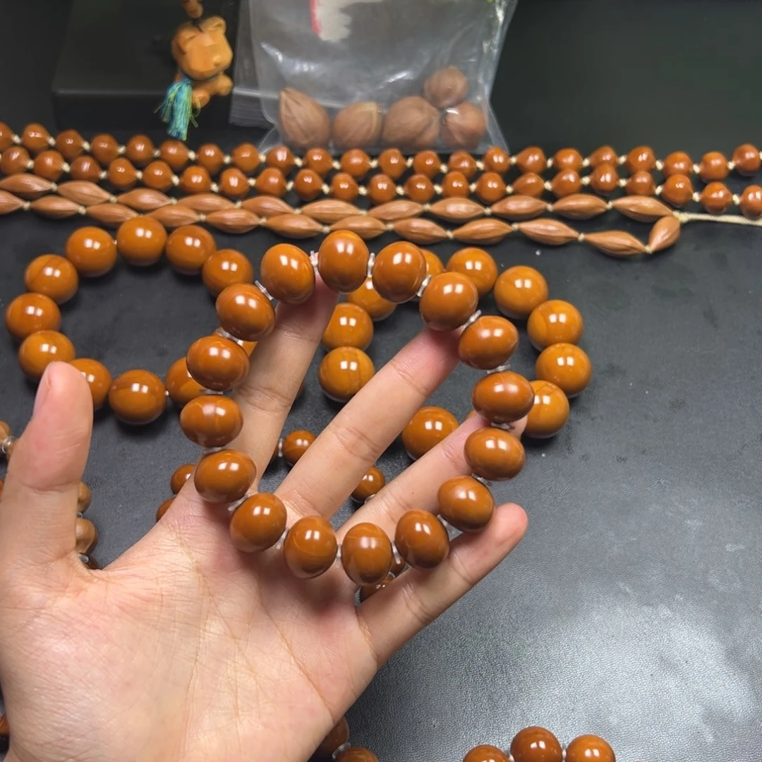 ***༣橄榄核算盘珠1.6精品