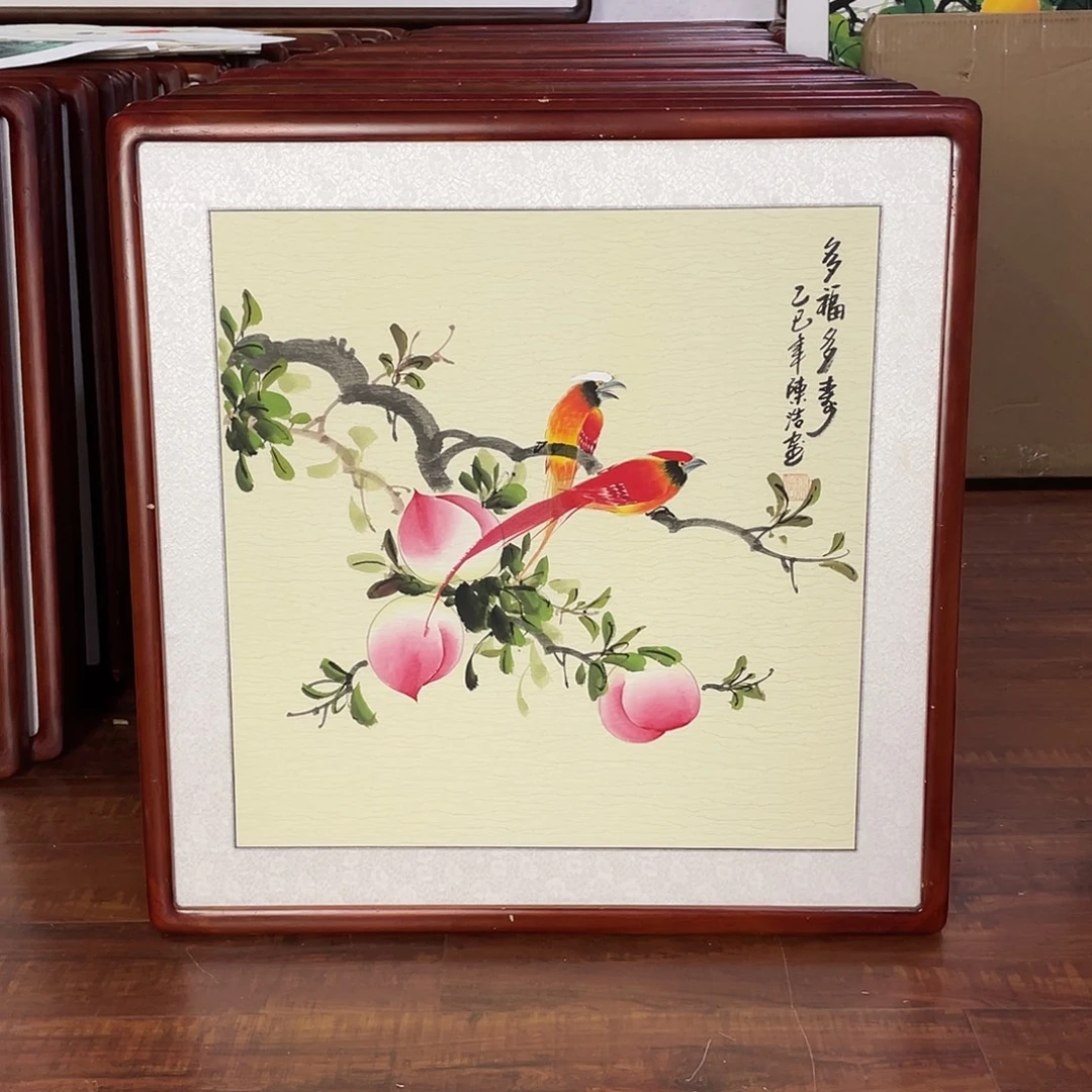 国画带框尺寸63*63厘米