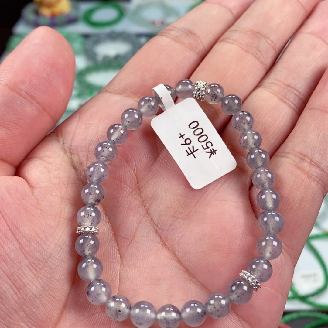 未镶嵌手链翡翠卡6+