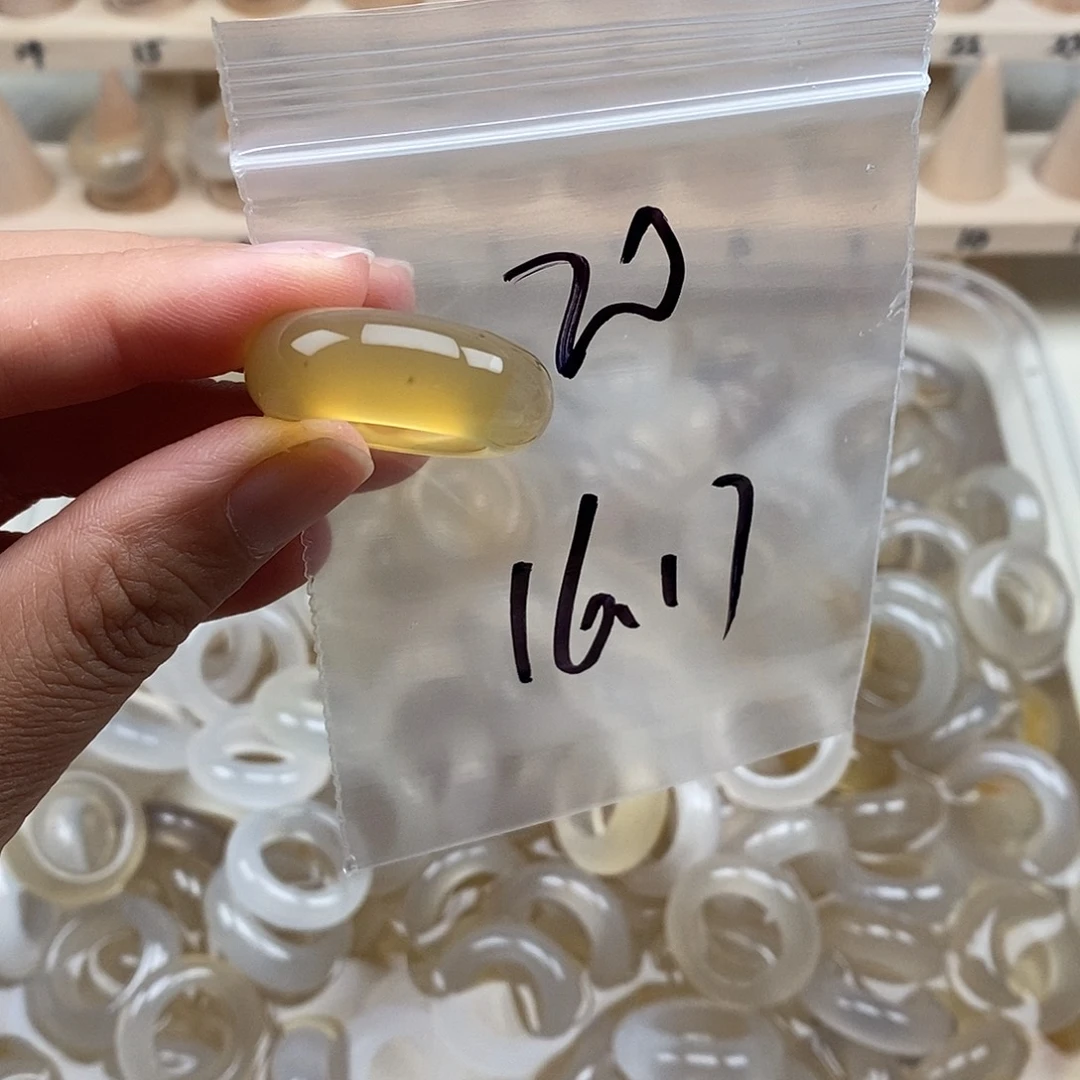 未镶嵌戒指玛瑙/玉髓
