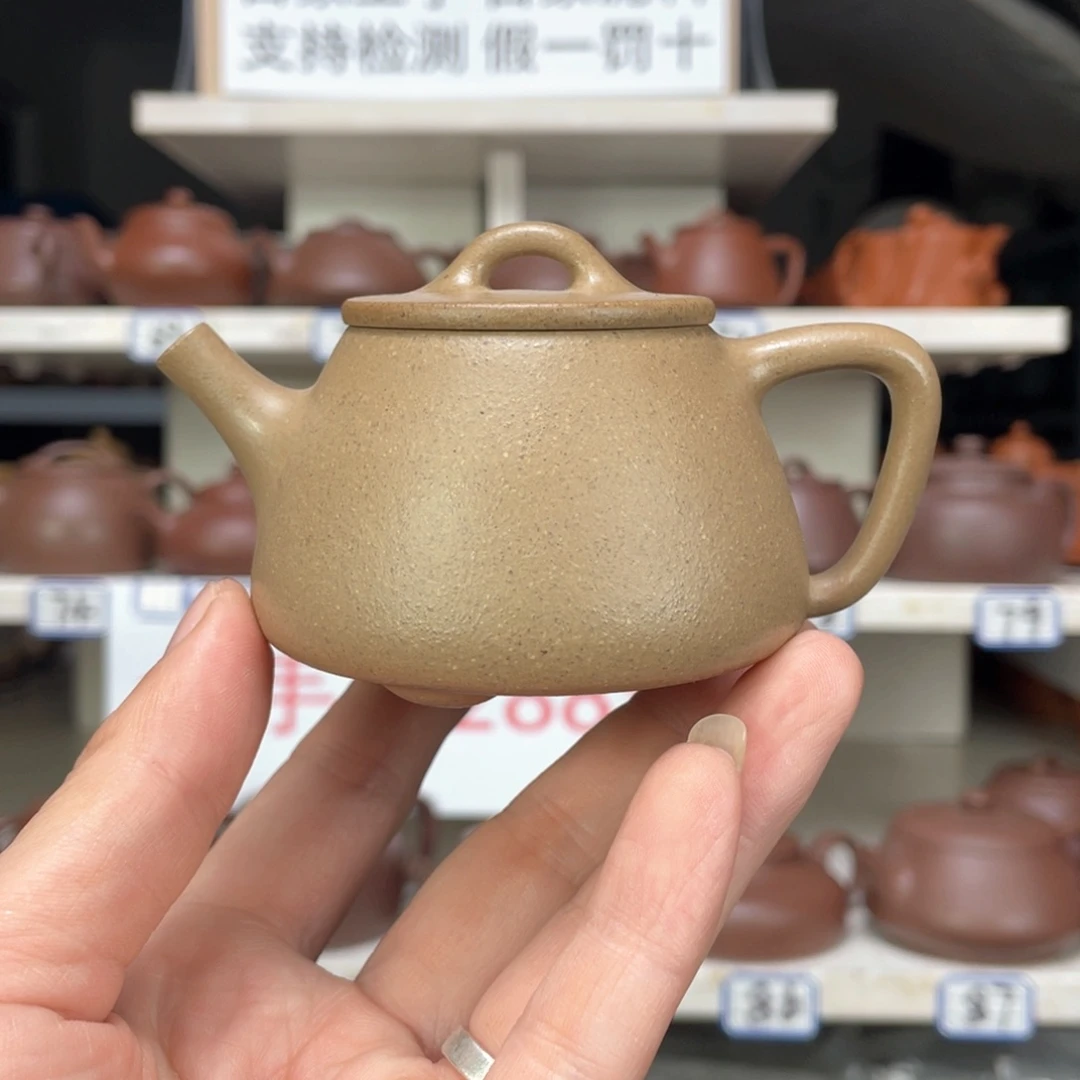 紫砂茶壶青降全手工110毫升