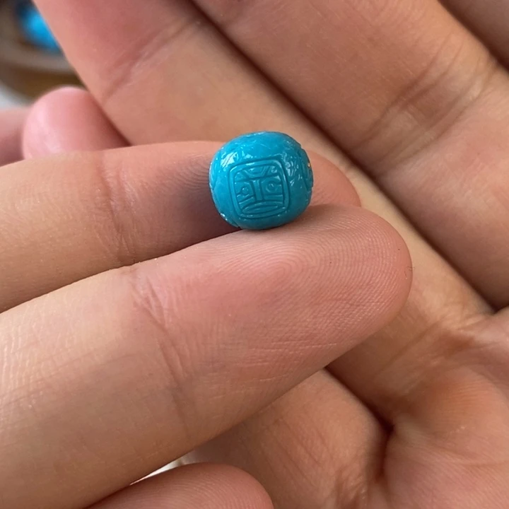 绿松石未镶嵌果石珠宝原矿松石扎基