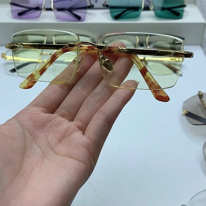 帝王绿竹叶青眼镜