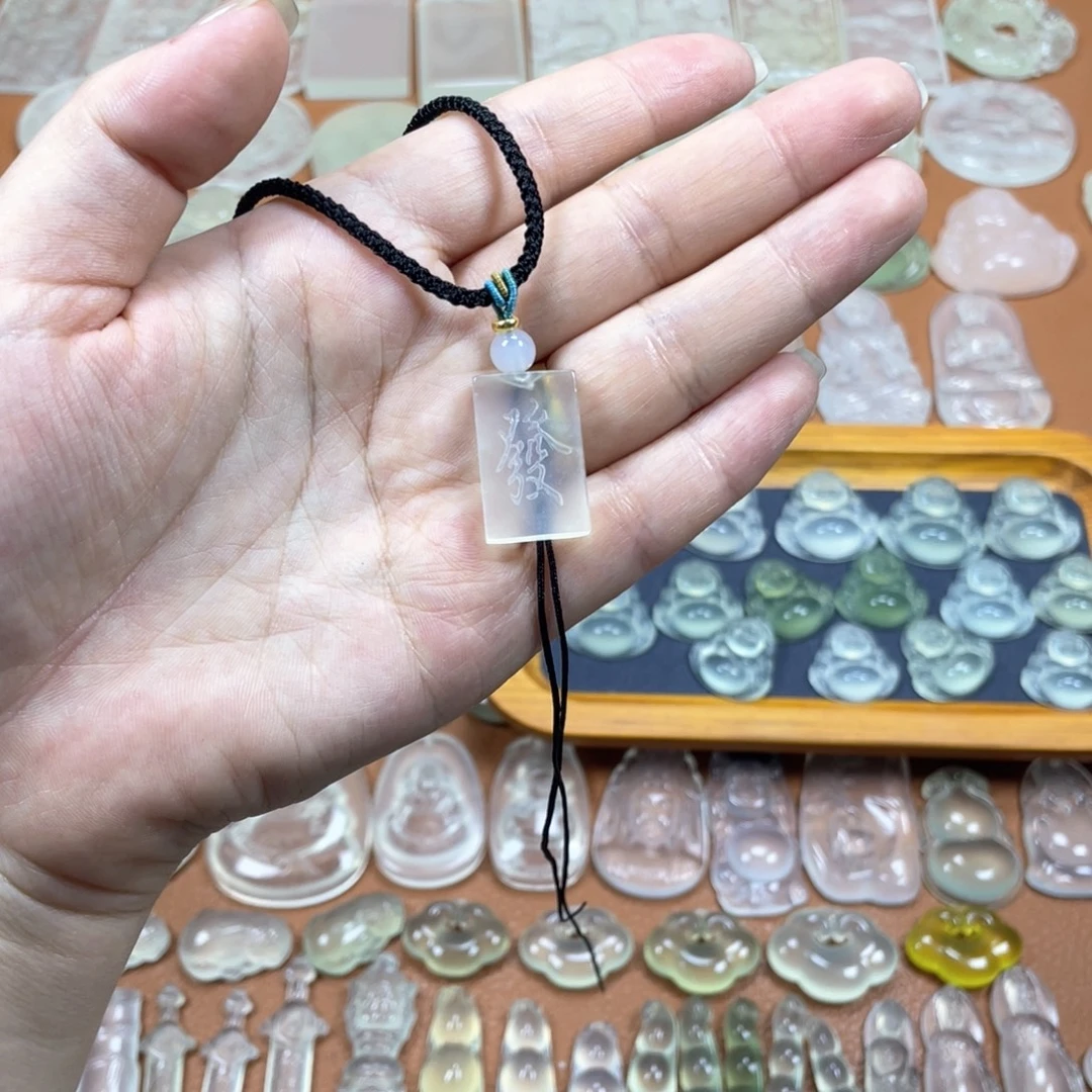 蛇纹石玉未镶嵌多样性随机发一