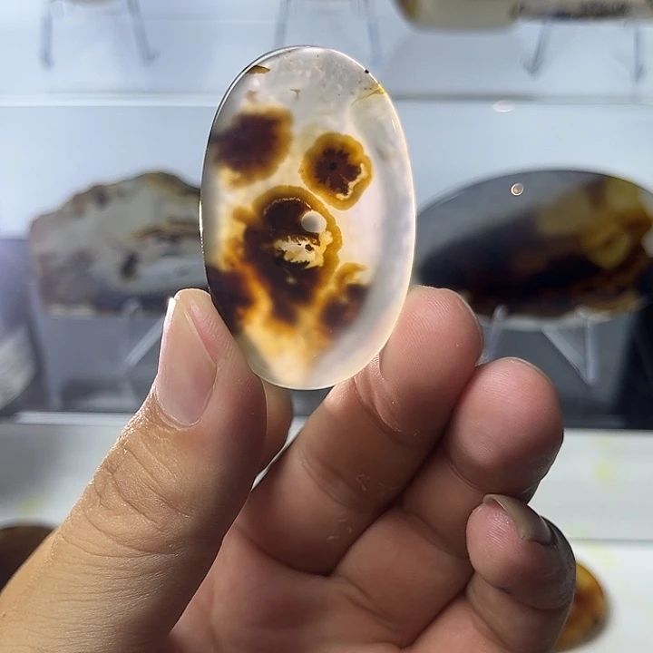玛瑙/玉髓未镶嵌吊坠(不含链)