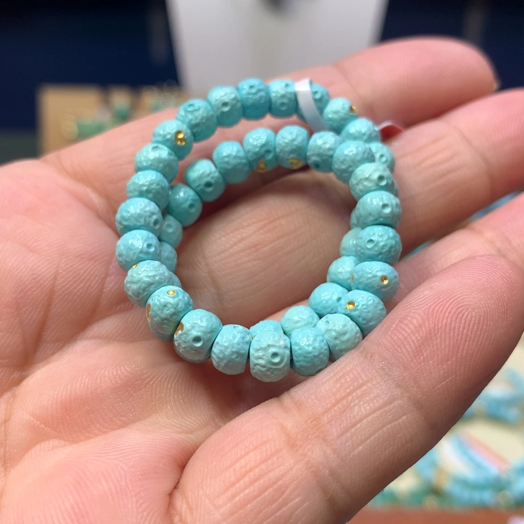 未镶嵌绿松石5.5mm大肠