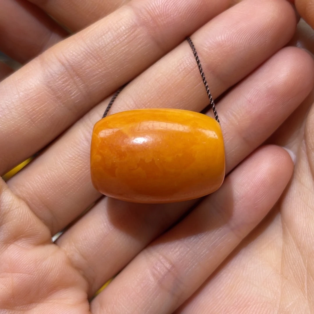 【闪购商品】琥珀裸石未镶嵌桶珠