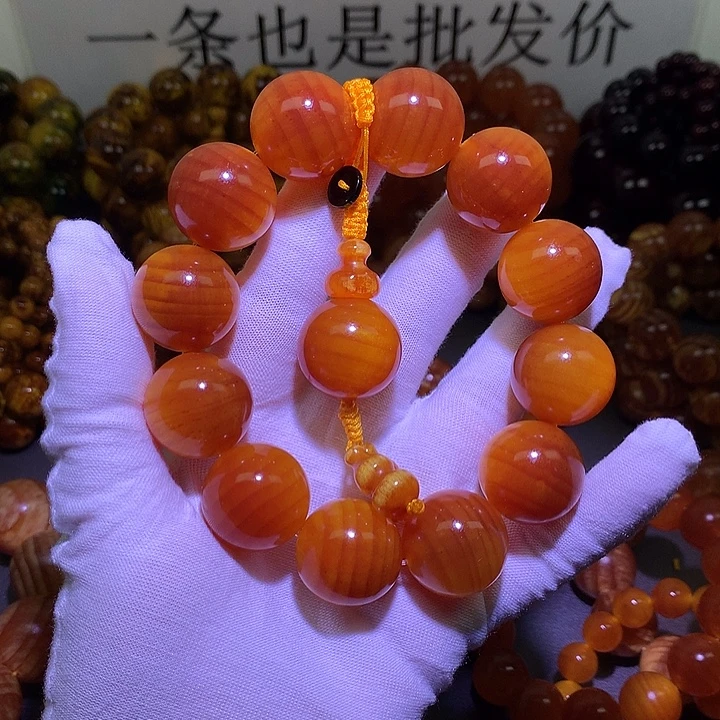松木（琥珀木）手串/手链2.1 包浆高货