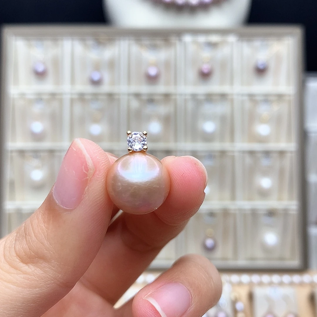 颈饰合金淡水珍珠
