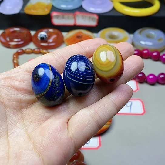 玛瑙/玉髓吊坠(不含链)未镶嵌冰*