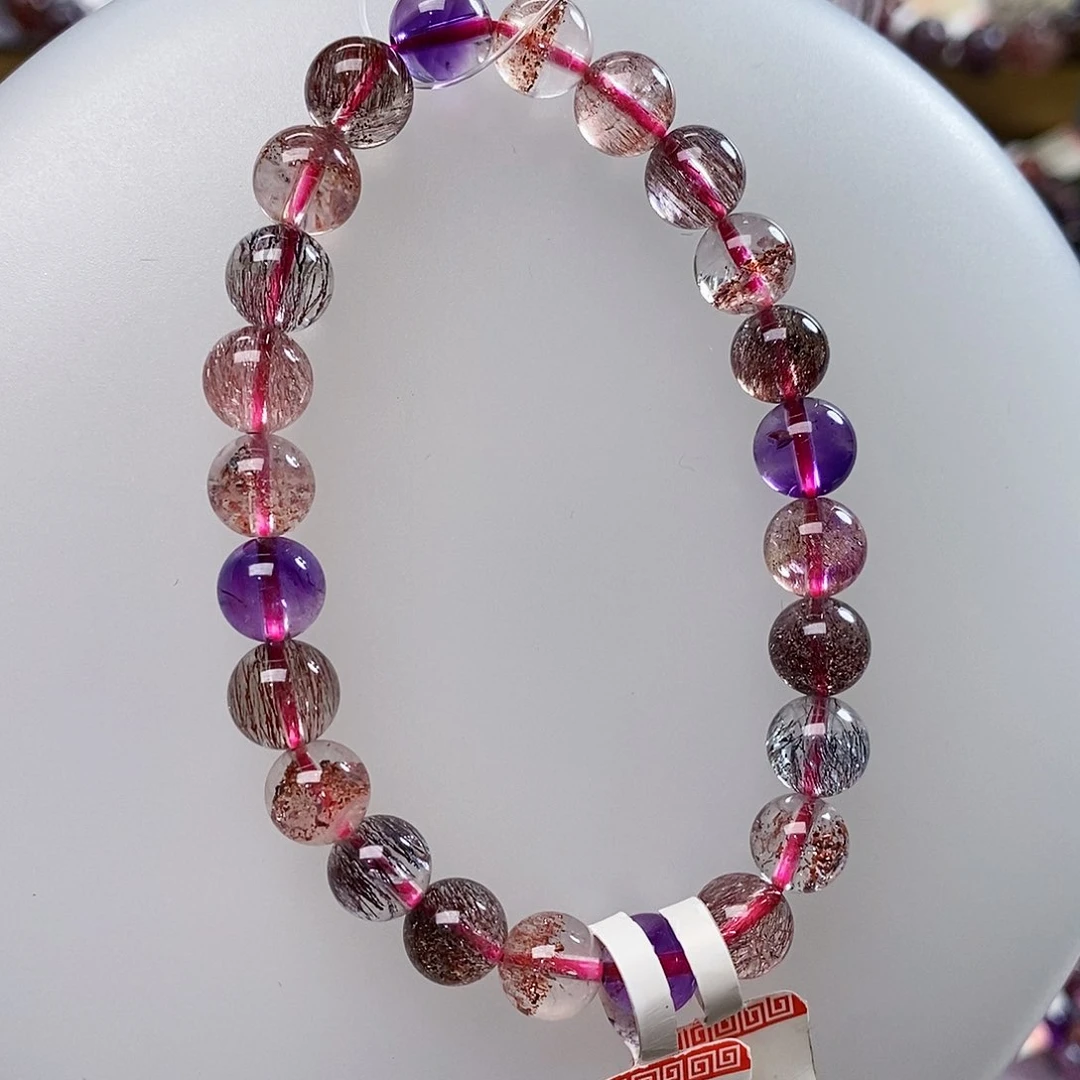 未镶嵌手链水晶8超七金草莓多C7036