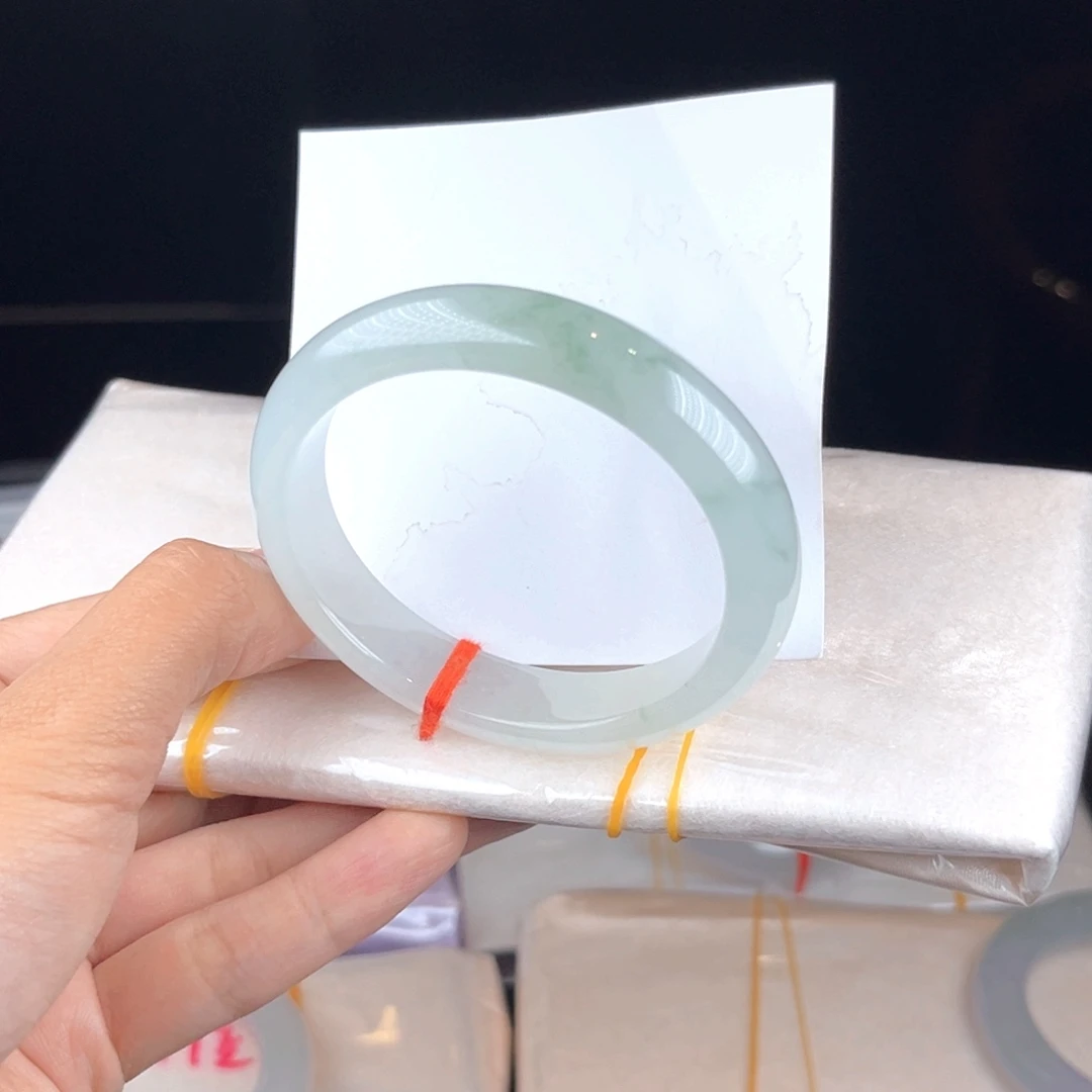 翡翠未镶嵌手镯贵妃序号43