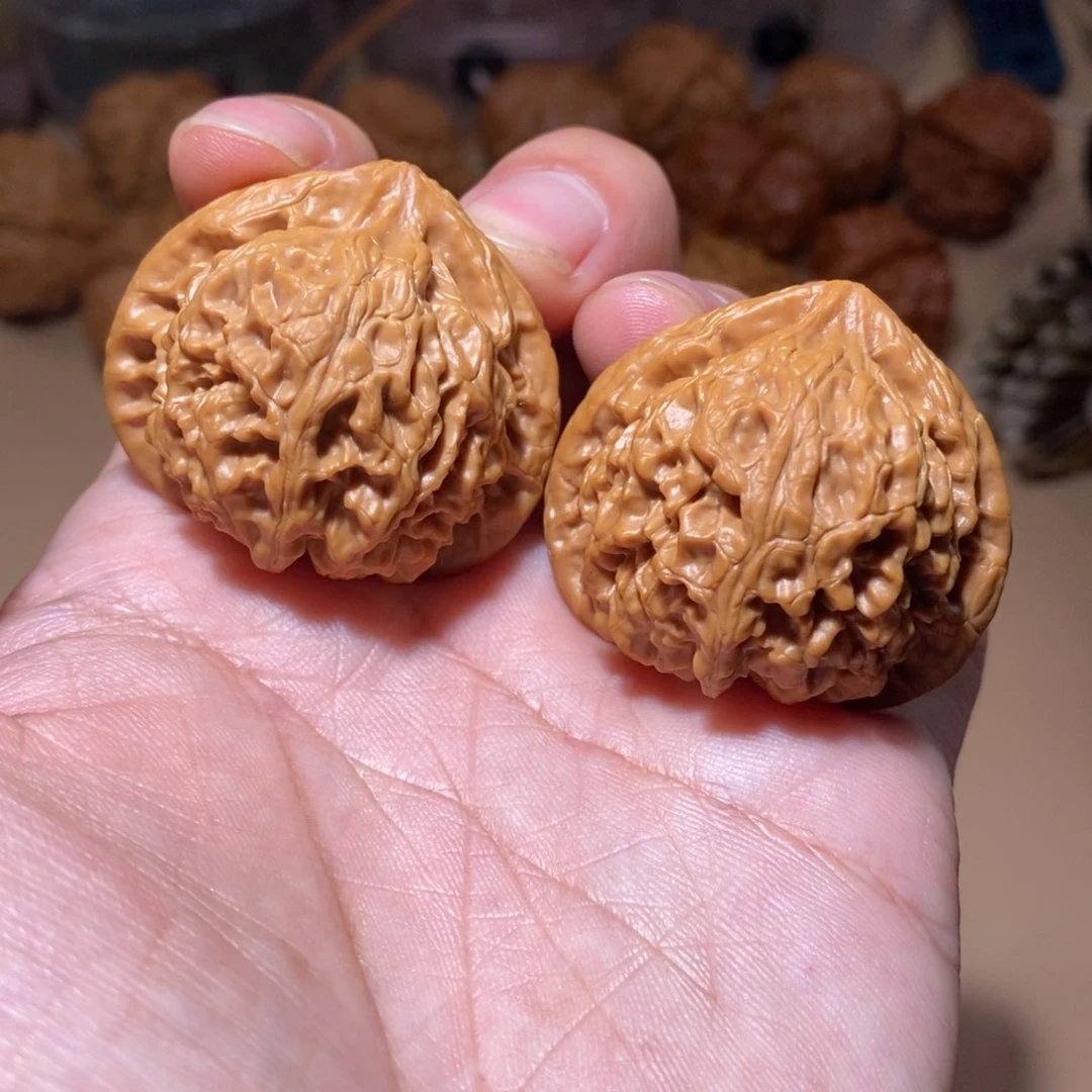 文玩核桃把件全品无修38尺A级汉高山宫灯