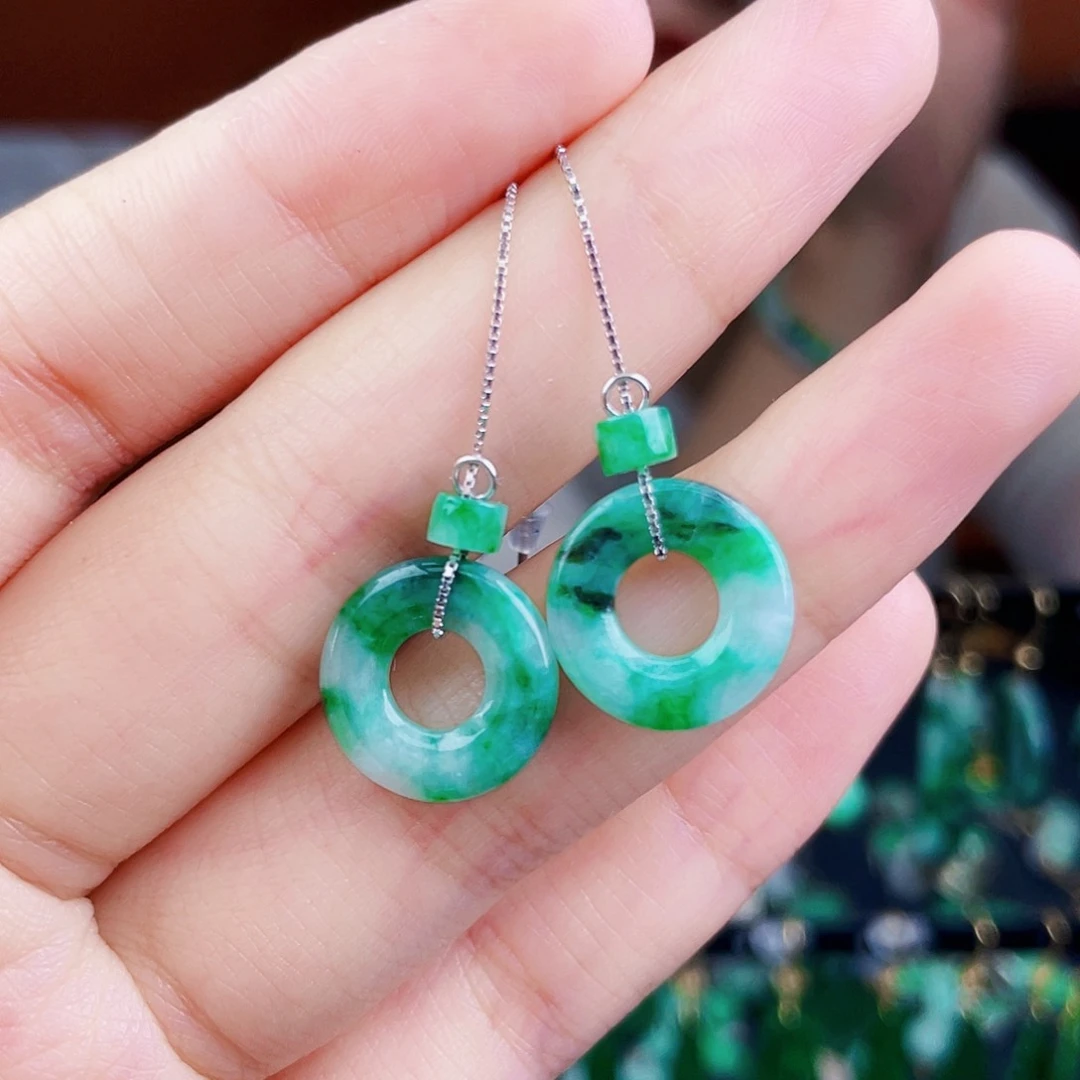 翡翠银S925镶嵌颈饰