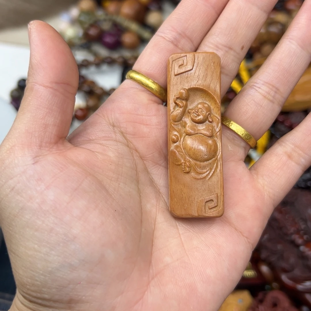 维腊木（绿檀）无事牌