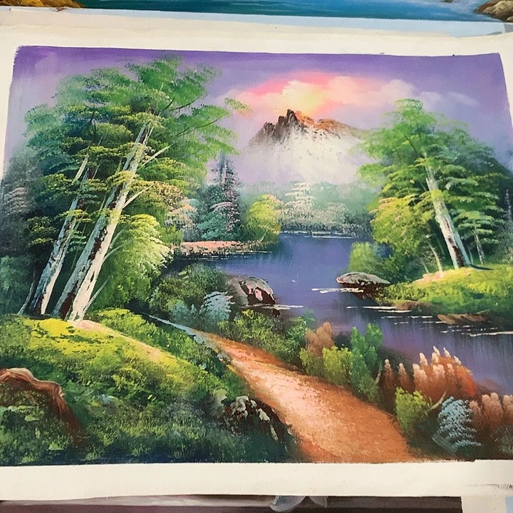 油画50+60手绘油画